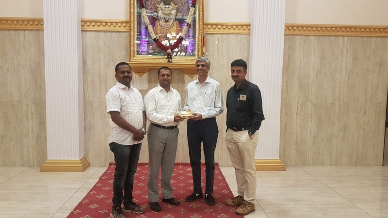MKCL Director Vivake Sawant sir & CEO Vikas Dasie visit to Shree Vitthal Mangalam